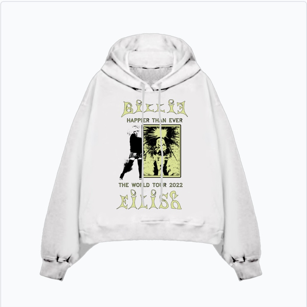 Billie Eilish Happier Than Ever 2022 Tour Hoodie
